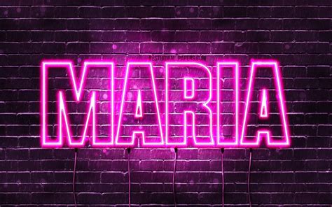 Download Wallpapers Maria 4k Wallpapers With Names Female Names