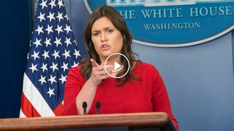 Sarah Huckabee Sanders Responds To Students Question The New York Times