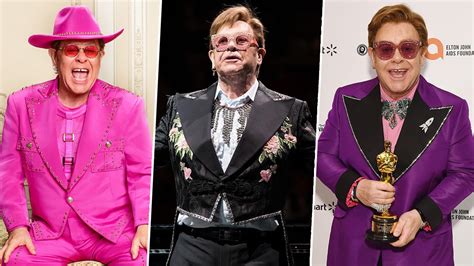 Hollywood News 5 Iconic Looks Of Elton John To Check Out On His