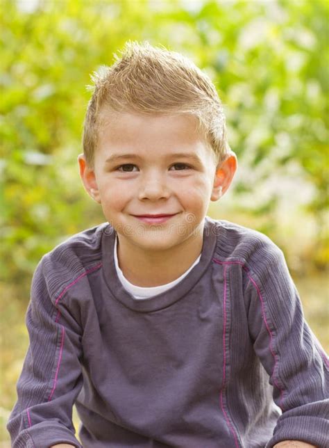 Handsome Young Boy Portrait Stock Photo Image Of Expression Facial