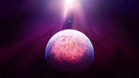 Glowing Purple Planet Wallpapers Wallpaper Cave