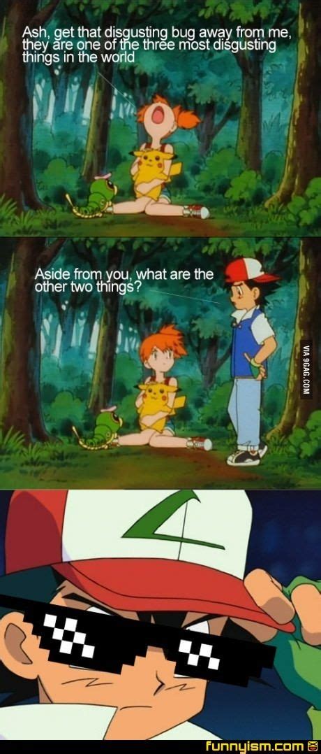 Rekt Misty Pokemon Funny Ash And Misty Pokemon Memes