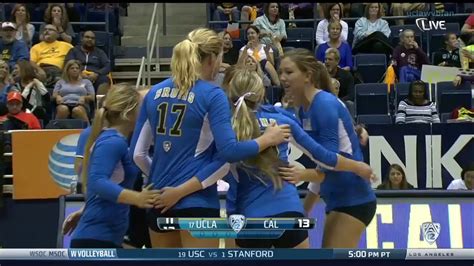 Ucla At California Ncaa Womens Volleyball Oct 26th 2014 Youtube