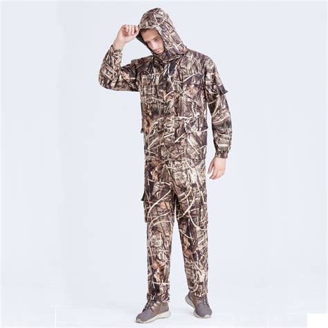 Reed Camouflage Clothes Including Hunting Jacket And Hunting Pants