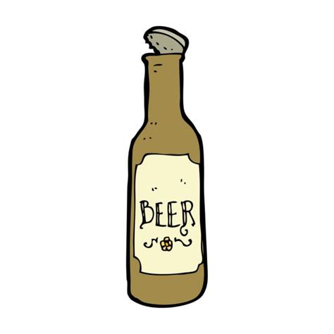 Illustrations, cliparts, dessins animés et icônes de bouchon réaliste de bouteille de bière ou de limonade, couvercle métallique pour bouteille de verrerie de boisson. Bouteille de dessin animé de bière — Image vectorielle ...