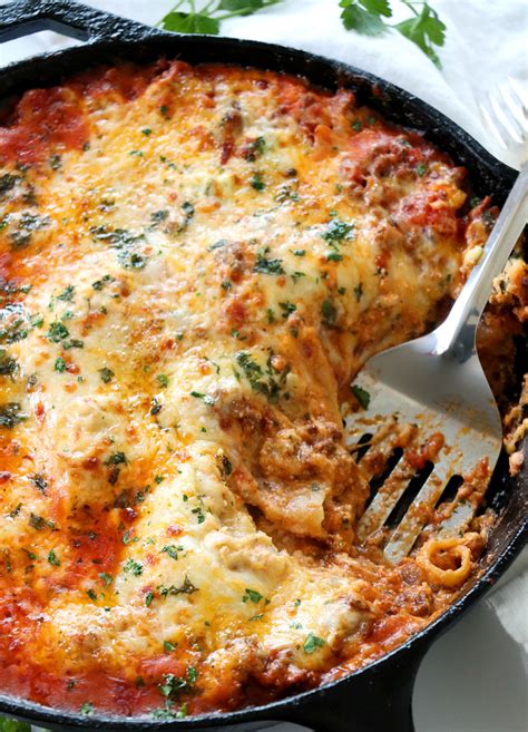 Cast Iron Skillet Lasagna Dash Of Savory Cook With Passion