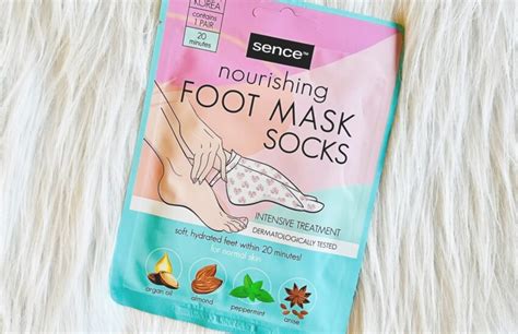 Review Sence Nourishing Foot Mask Socks Vanessablogt