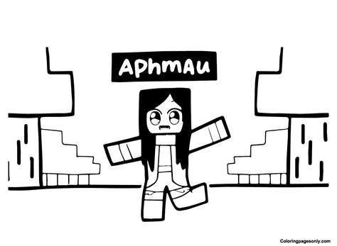 Aphmau Minecraft Coloring Pages Diaries Template Sketch Coloring Page