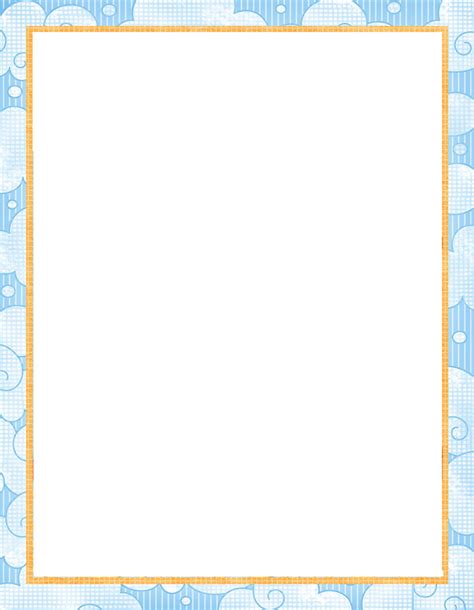 7 Best Images Of Free Printable Baby Boy Borders Baby Boy Border Clip