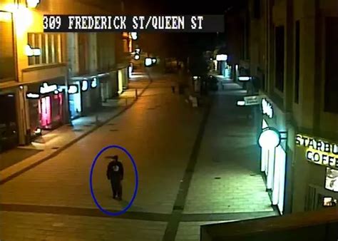 The Chilling Cctv Footage That Shows Killer Prowling Street Moments