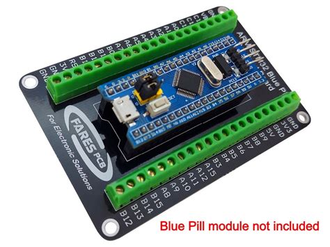 ARM STM32F103C Blue Pill Breakout Board Fares PCB