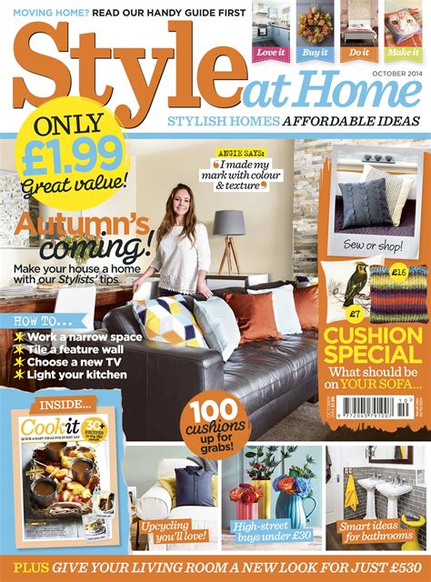 Style At Home October 2014 House Styles House And Home Magazine Decorating On A Budget