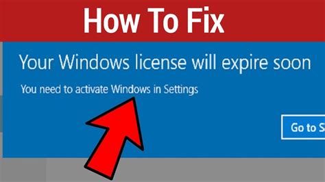 How To Fix Your Windows License Will Expire Soon Error On Windows