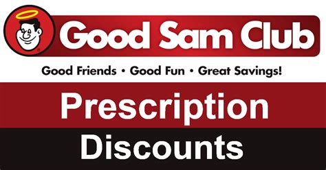 Good Sam Club Rx Saver Discount Prescription Card Save Up To 80