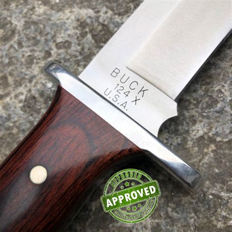 Buck Frontiersman 124x Knife Wood Collezione Privata Coltello