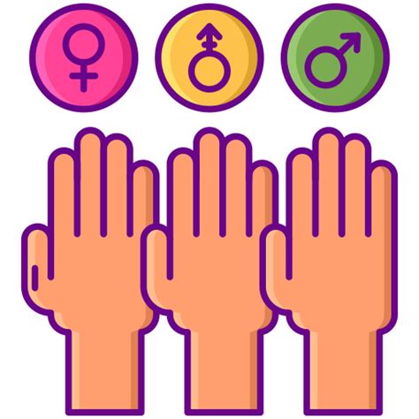sexual orientation free hands and gestures icons