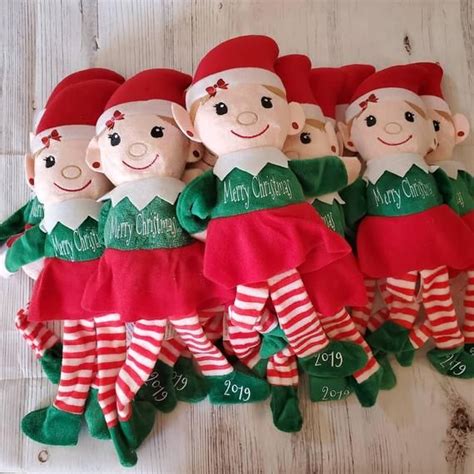 Shelf Sitting Elf Personalized Plush Elves Santas Helper Etsy In 2020