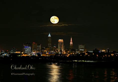 Moon Over Downtown Cleveland Bring My Love To Me Tonight Downtown