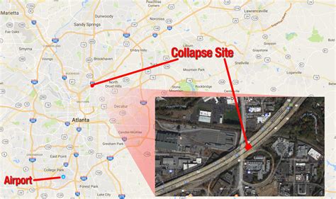 Navigating Atlanta — And What Was Under That Collapsed Portion Of