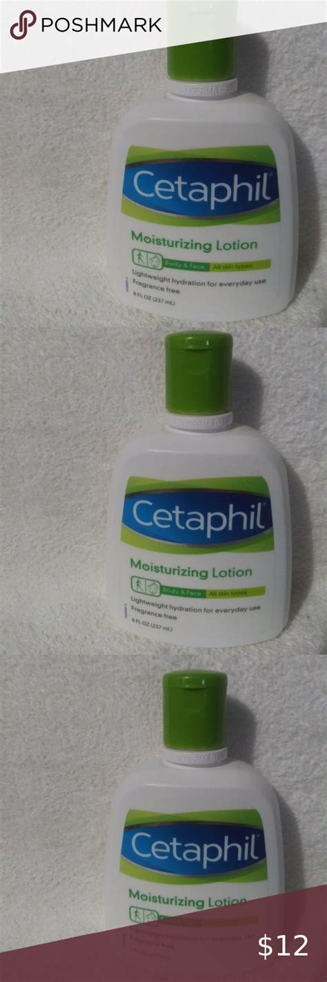 Cetaphil Moisturizing Lotion Body Face All Skin Types 8 Fl Oz