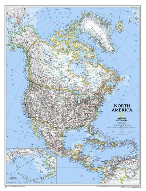 Map Of Countries Of North America North America —