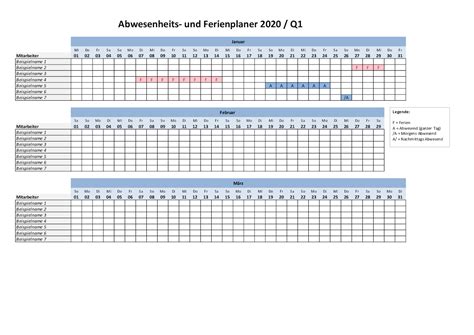 Excel Kalender 2020 Erstellen