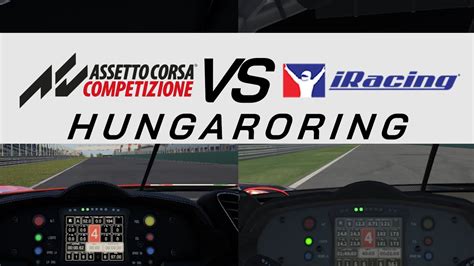 IRacing Vs Assetto Corsa GAMEPLAY HUNGARORING GP With Ferrari 488