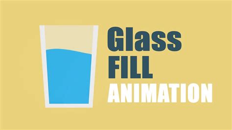 Glass Fill Animation Without Svg Only Css Youtube