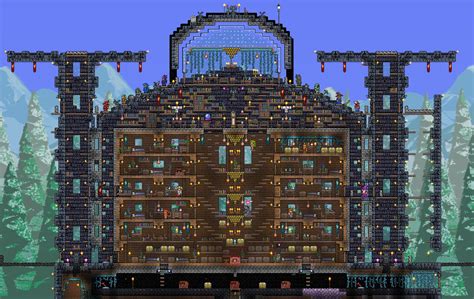 Image Terraria House With All Features Terraria Wiki Fandom