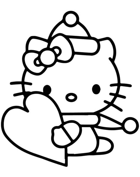 Dibujos De Hello Kitty Para Colorear Imprime Gratis 100 Imágenes