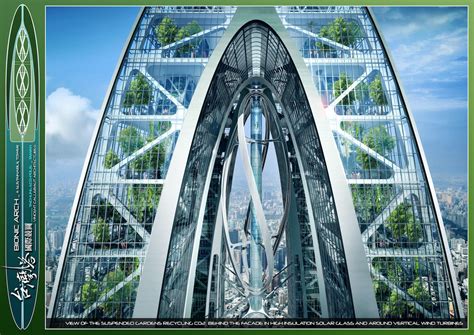 Bionic Arch A Sustainable Tower By Vincent Callebaut Architectures