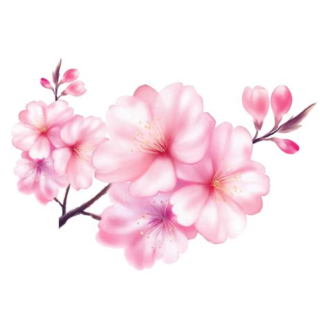 Japanese Cherry Blossoms Vector Cherry Blossom Background Sakura