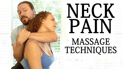 Advanced Massage Techniques For Neck Shoulder Upper Back Pain How To Massage Hd 60 Fps