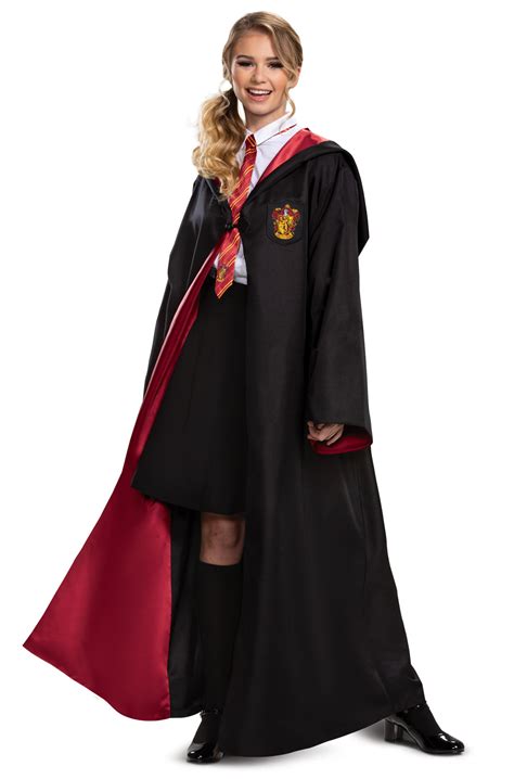Gryffindor Robe For Adults Gryffindor Robe Prestige Tween Adult Costume