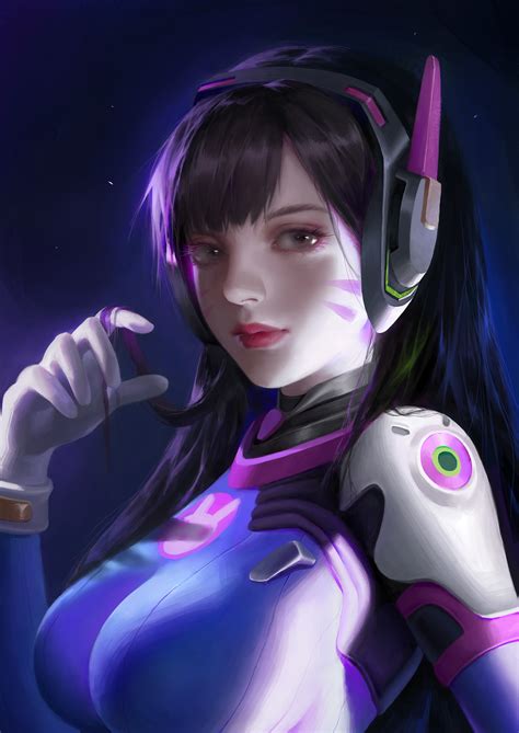 wallpaper d va overwatch 1770x2501 kasqay 1178513 hd wallpapers wallhere