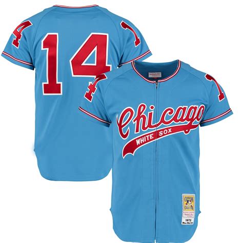 Mitchell And Ness 1972 Bill Melton Chicago White Sox Blue Authentic