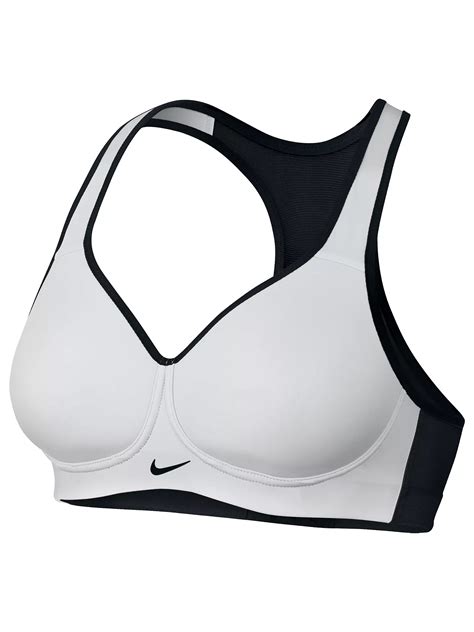 Nike Pro Rival Swoosh Sports Bra At John Lewis And Partners