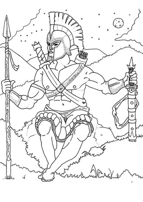 Https://techalive.net/coloring Page/ares Greek God Coloring Pages And With Colaor