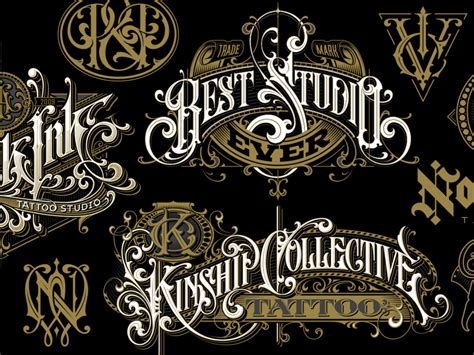Wordmarks Tattoo Lettering Fonts Lettering Design Victorian Lettering