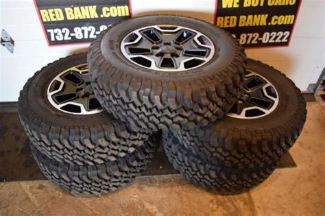 Sell Jeep Wrangler Rubicon Wheels And Tires 25575r17 Set Of 5 In