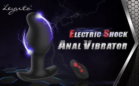 Electric Shock Anal Vibrator Prostate Stimulator Leyuto 8 Vibration Modes Electric