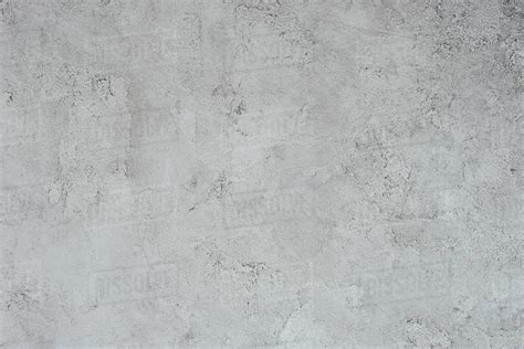 Top View Of Grungy White Concrete Wall For Background