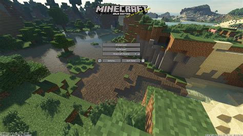 Classic Menu Panorama With Shaders Minecraft Resource Packs Curseforge