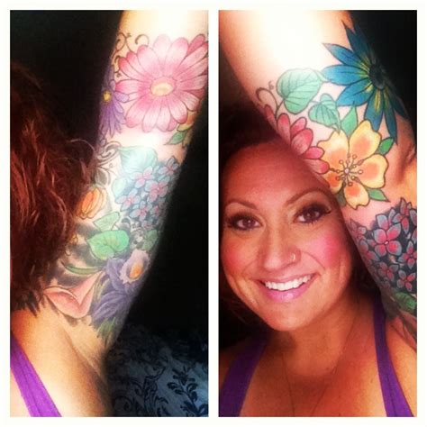 34 Flower Sleeve Tattoo Easy Half Sleeve Tattoos Star Sleeve Tattoo