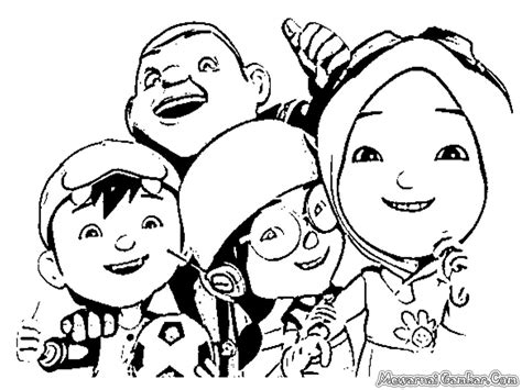 Mewarnai Gambar Kartun Boboiboy Tantangan Seru Untuk Anak Anak Ayo