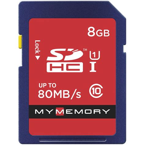 Mymemory 8gb Sd Card Sdhc 80mbs £999 Free Delivery Mymemory