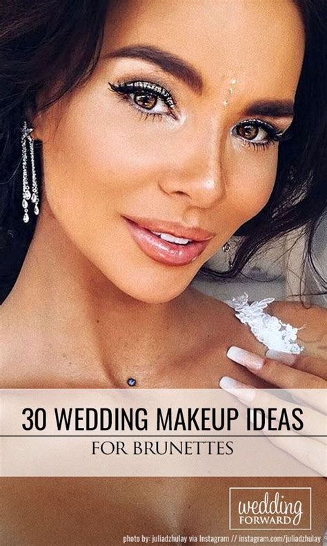 36 Bright Wedding Makeup Ideas For Brunettes Wedding Forward Wedding Makeup Tips Best
