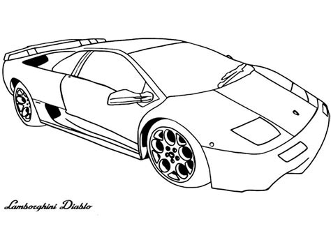 Lamborghini Coloring Pages 🖌 To Print And Color