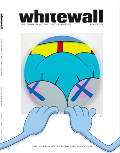 Publications Kaws For Whitewalls Winter Luxury Issue Arrested Motion