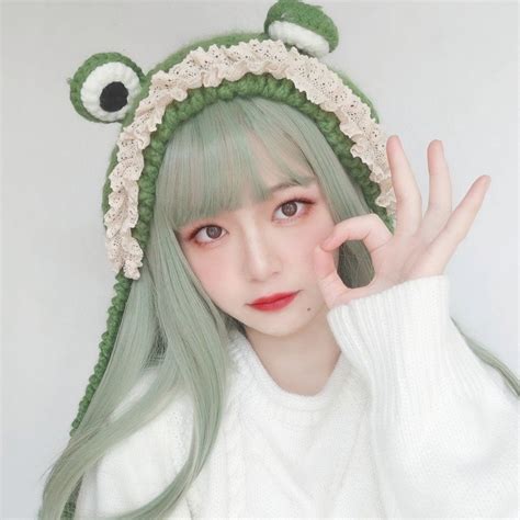 cute style frog headband yc23314 medium long haircuts yami kawaii cosplay anime ulzzang